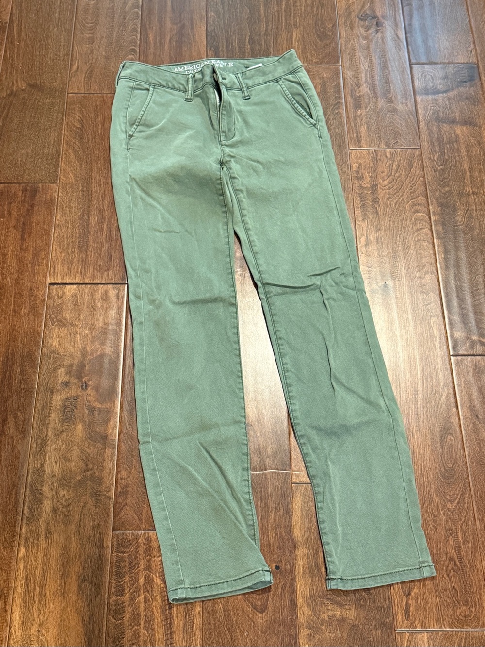 American Eagle Outfitters Green Skinny Pants